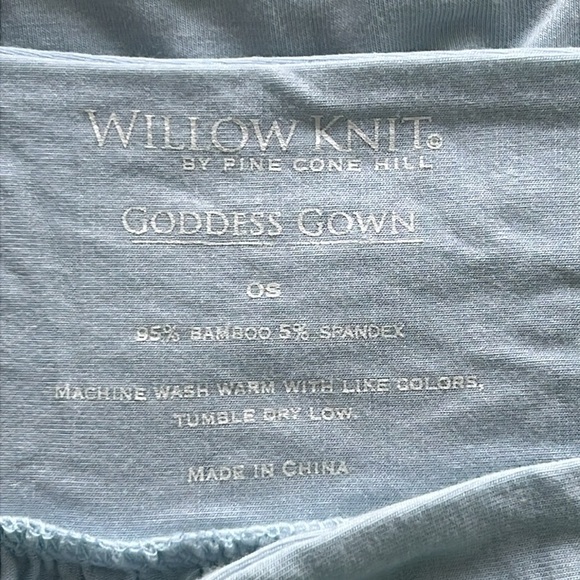 Willow Knit by Pine Cone Hill Goddess Gown Annie Selke - Picture 2 of 2